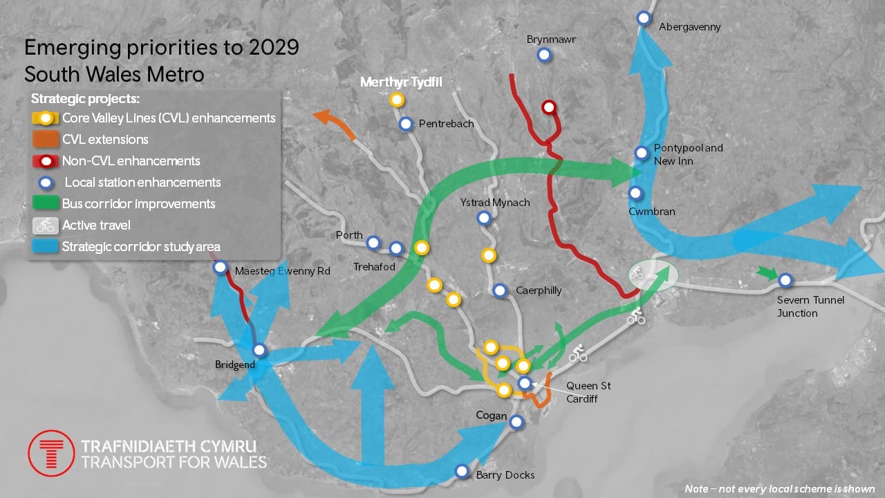 Emerging priorities to 2029 | South Wales Metro