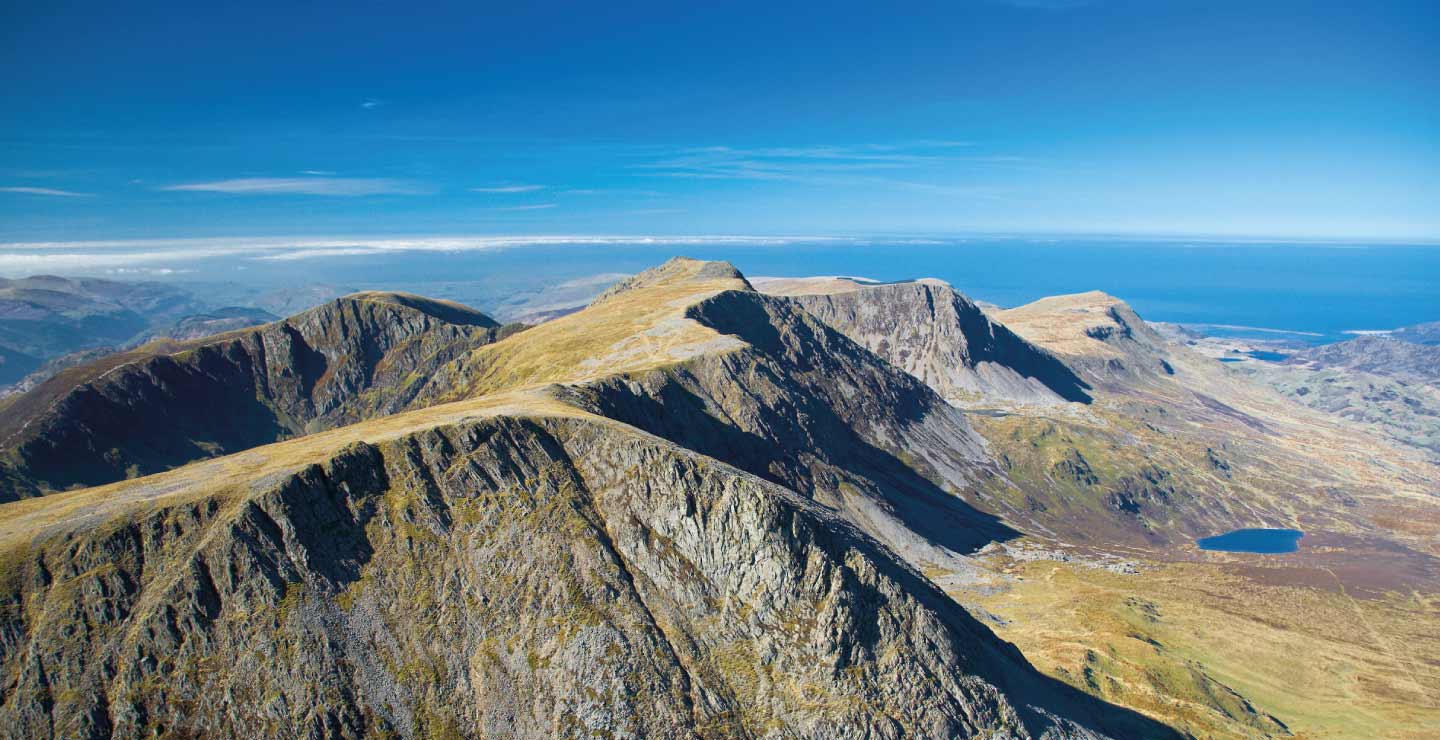 Cadair Idris (looking west toward Barmouth) Snowdonia