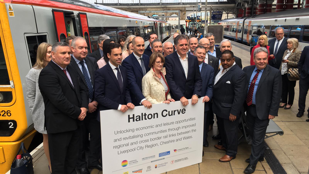 Group photo at Liverpool Lime Street