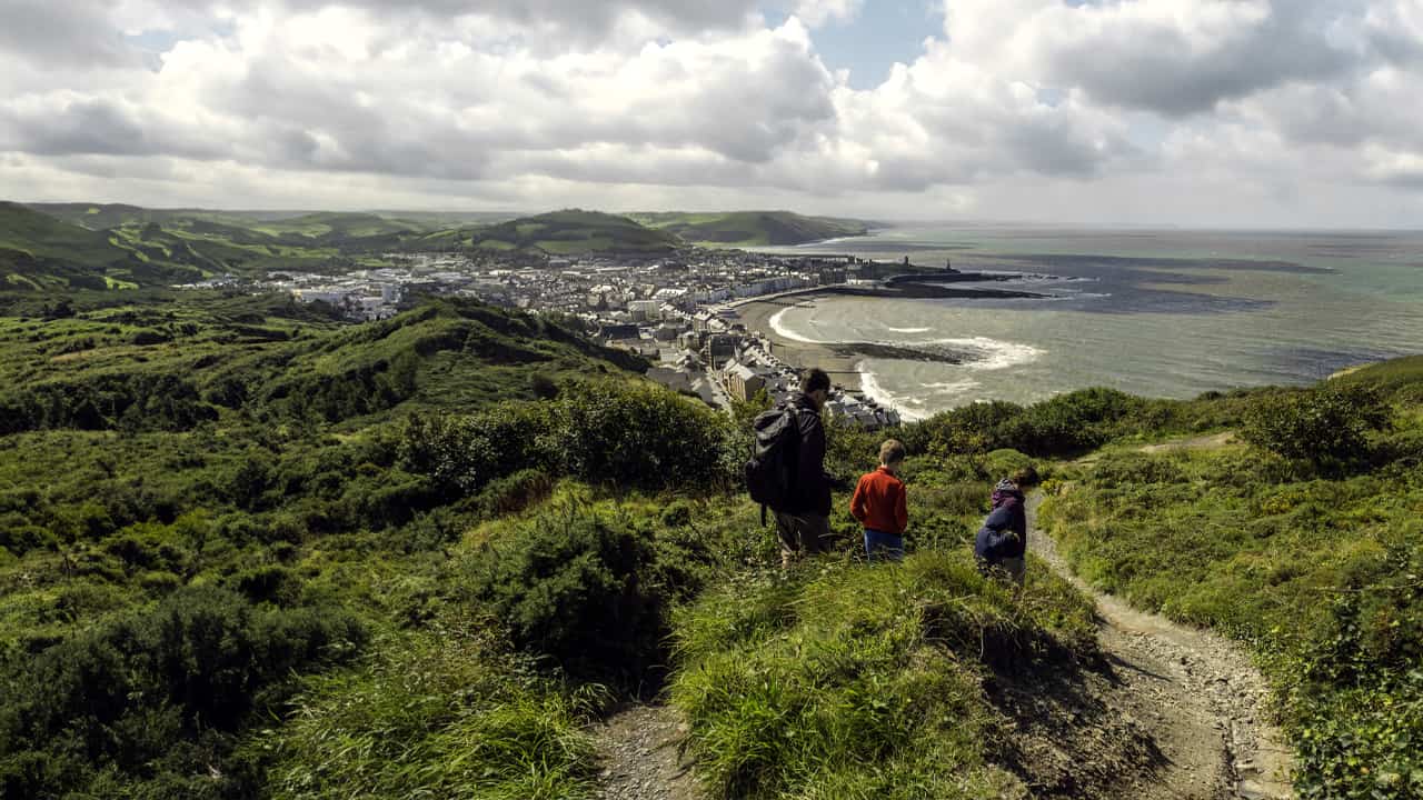 A view of the Aberystwyth landscape