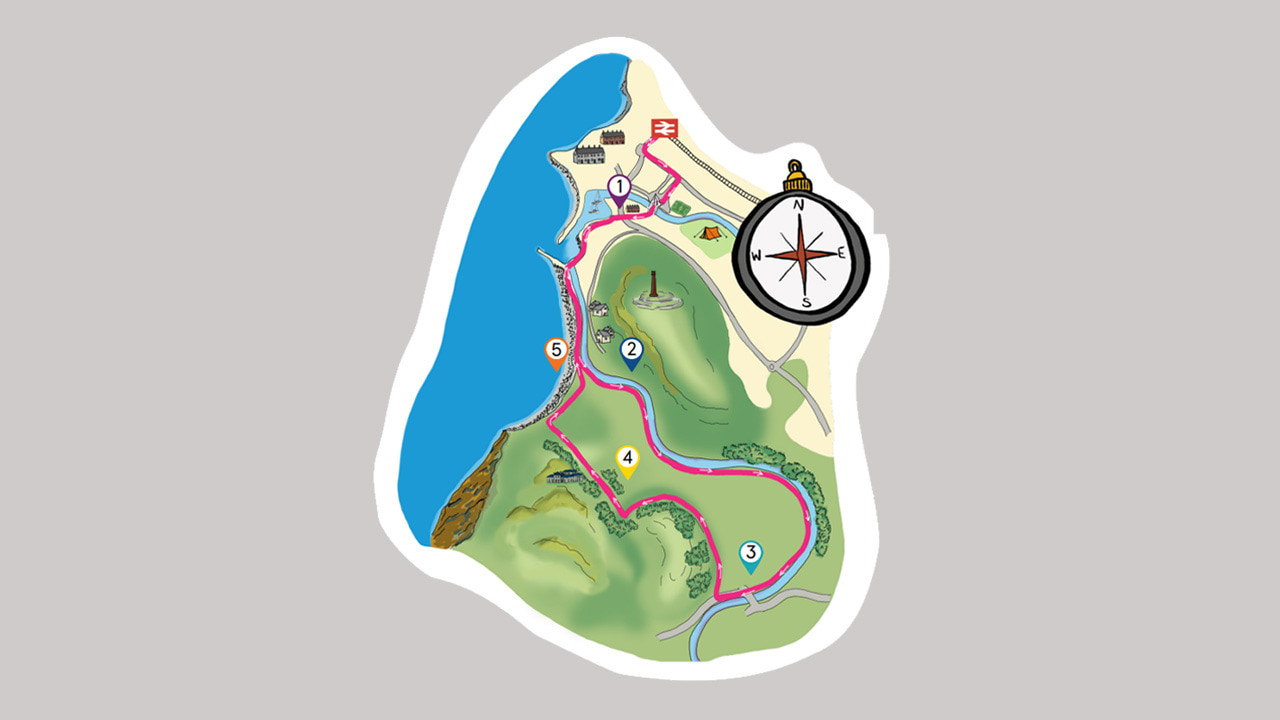 Aberystwyth route map