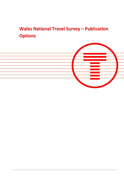 Wales National Travel Survey: Data publication options