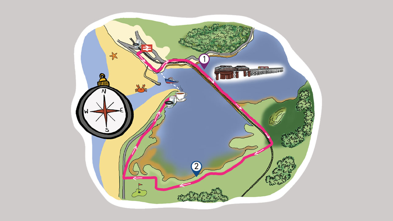 Barmouth route map