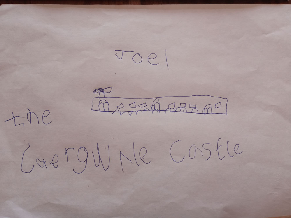 Castell Caergwrle named by Joel Martin