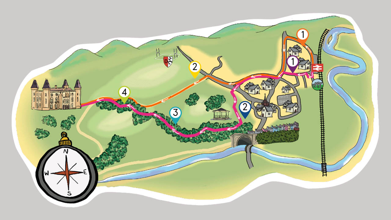 Llandeilo route map
