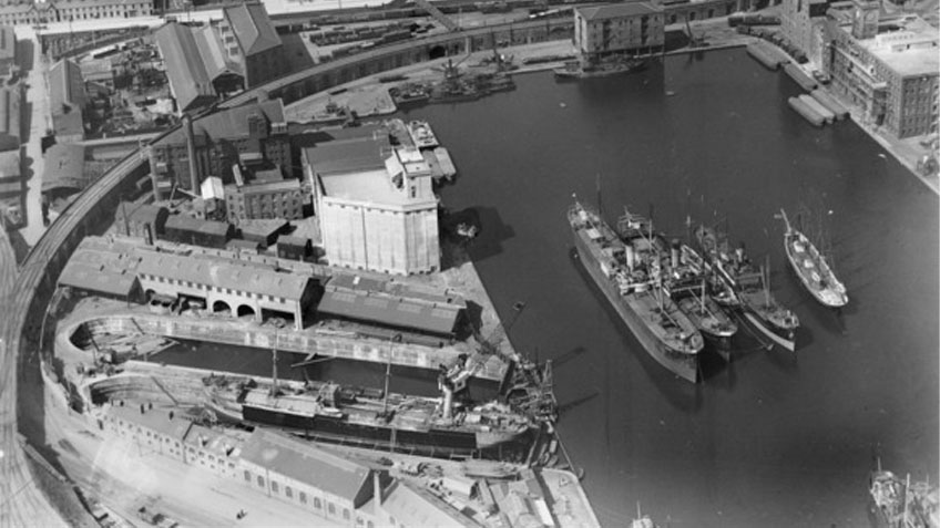 1921 Bute East Dock