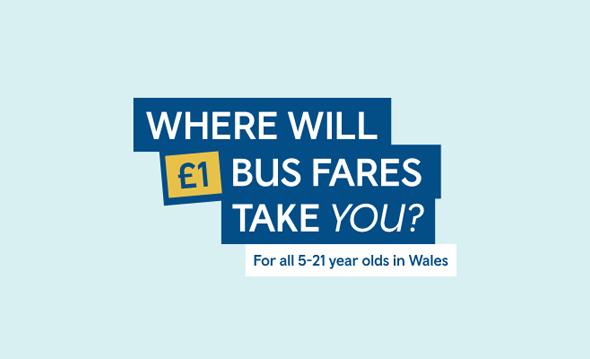 Where will £1 bus fares take you? For all 5 - 21 year olds in Wales