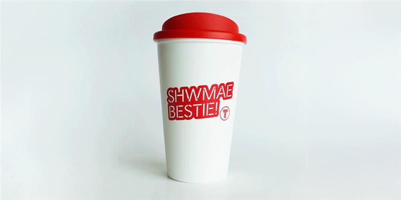 'Shwmae Bestie' Travel Mug