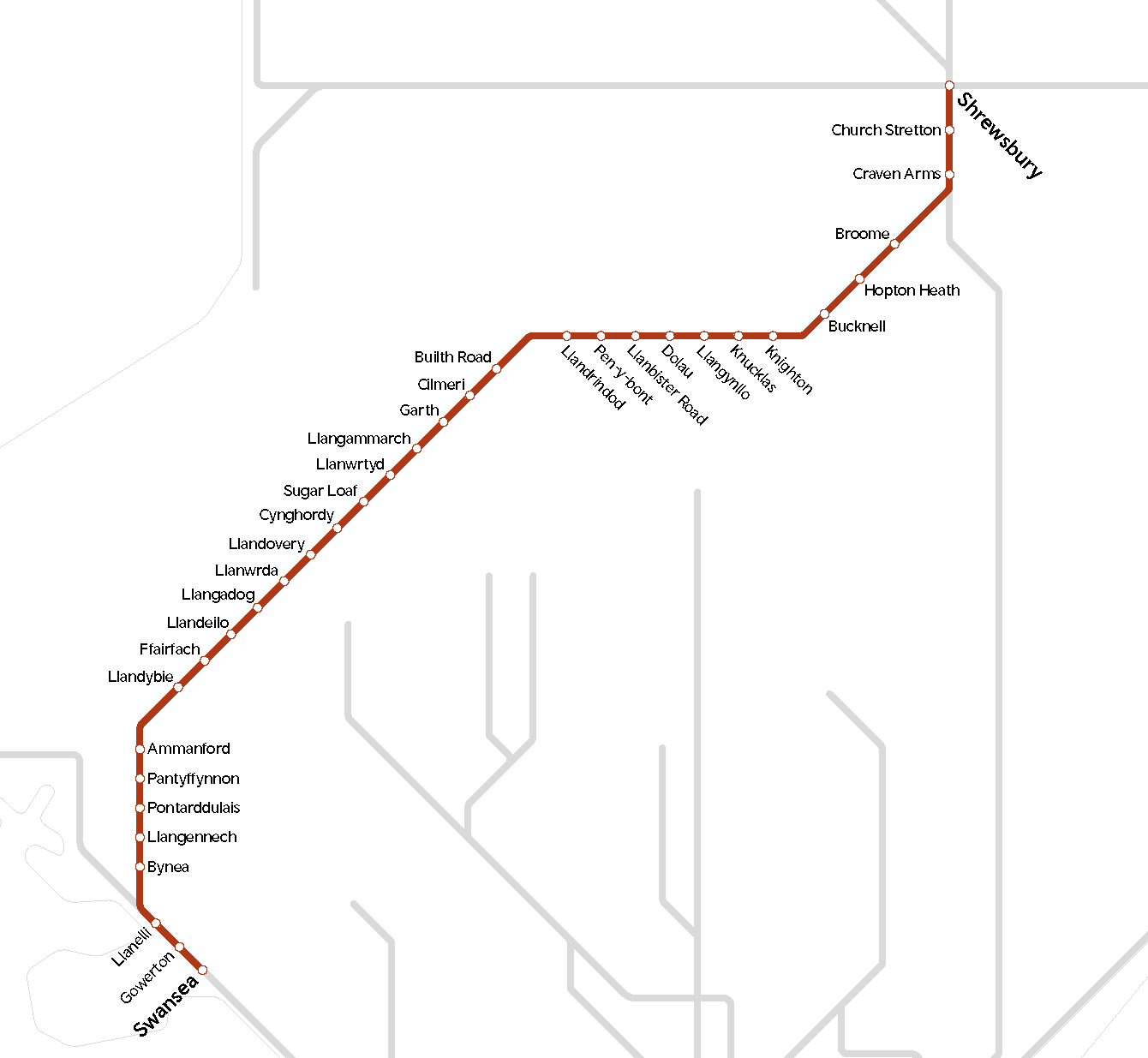 Class 153 routes