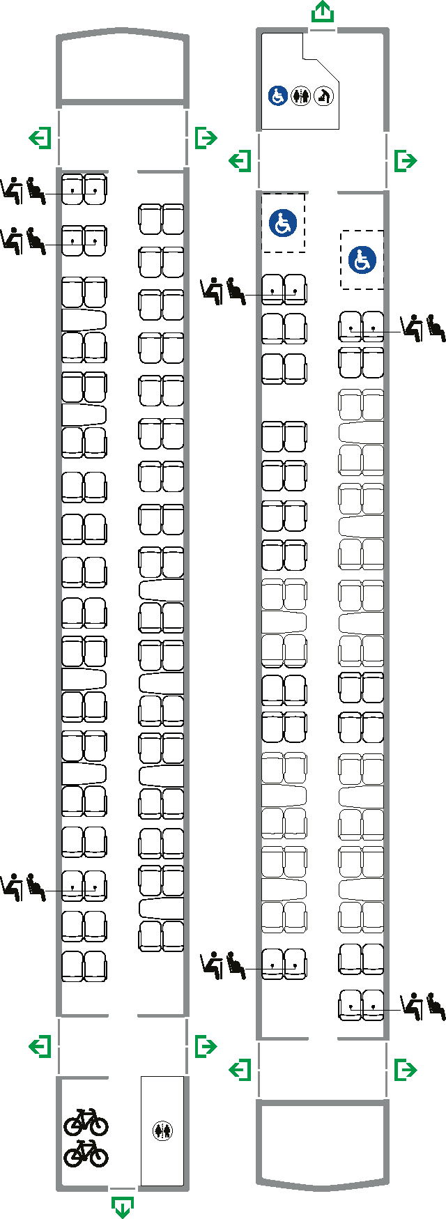Class 158 carriage layout