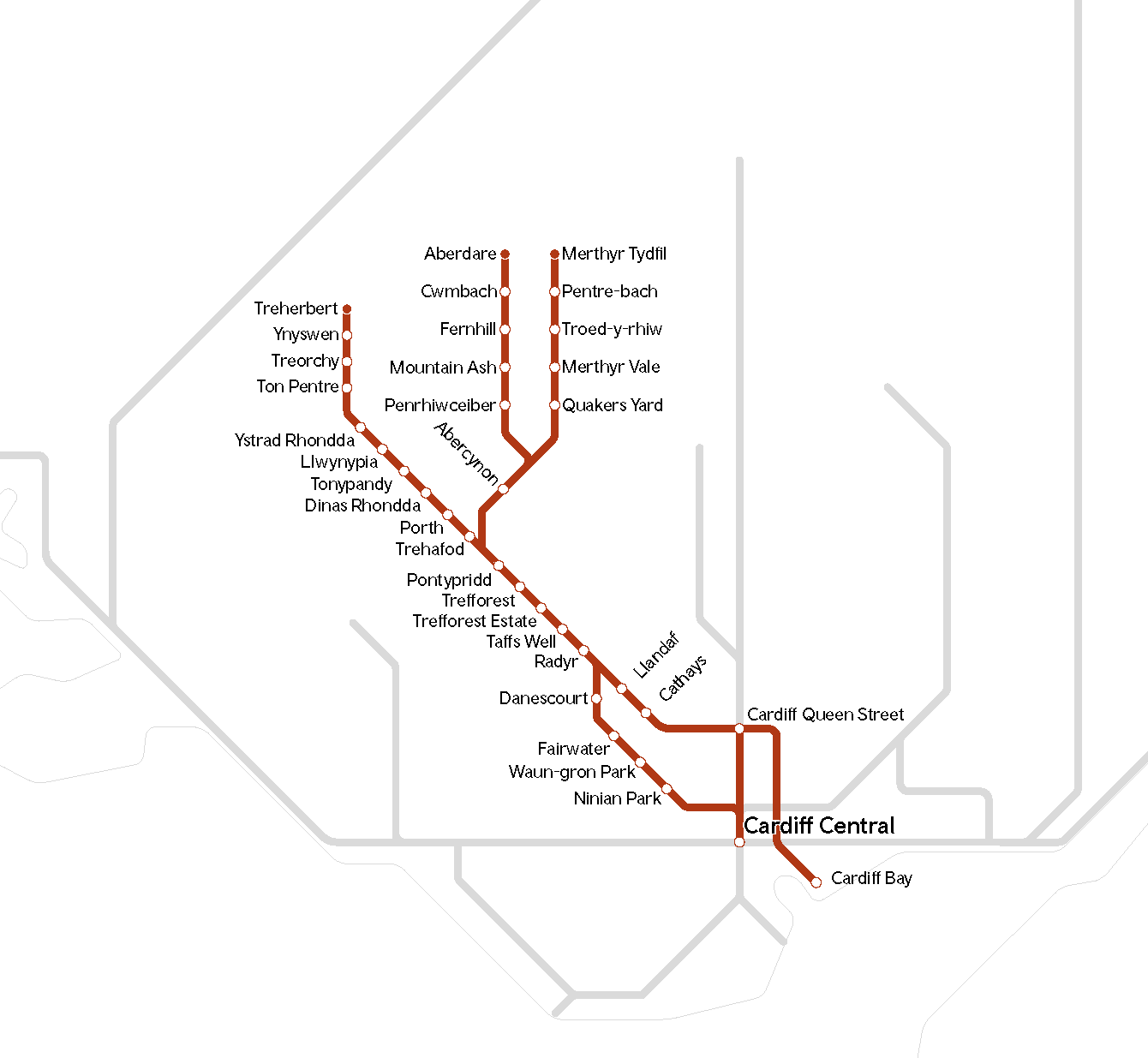 Class 398 Citylink routes