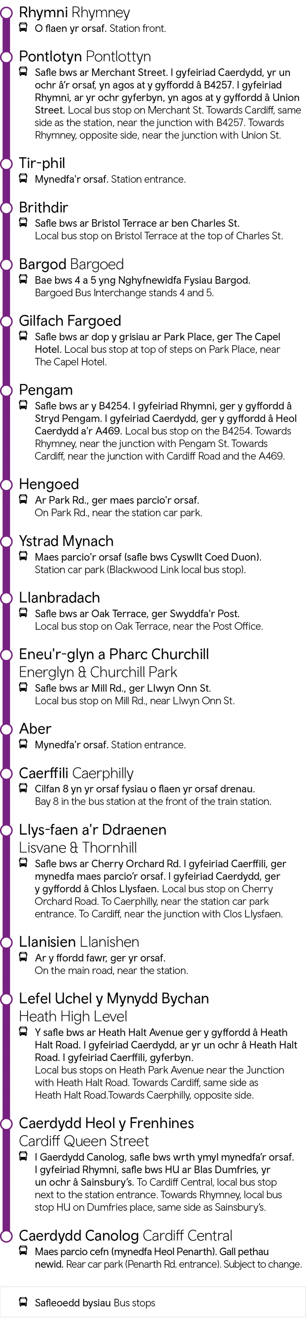 Rhymney - Cardiff Central