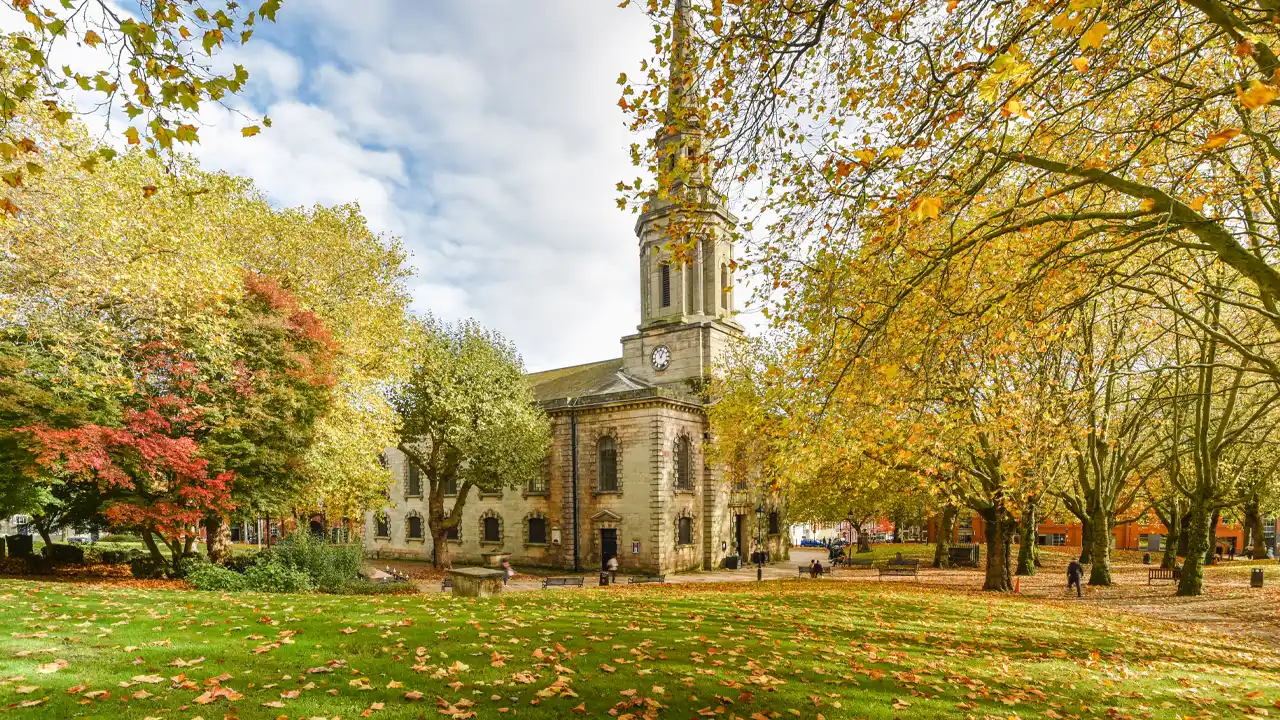 St Paul's Square in the Jewellery Quarter precinct