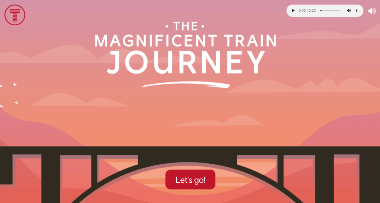 Open the magnificent train journey