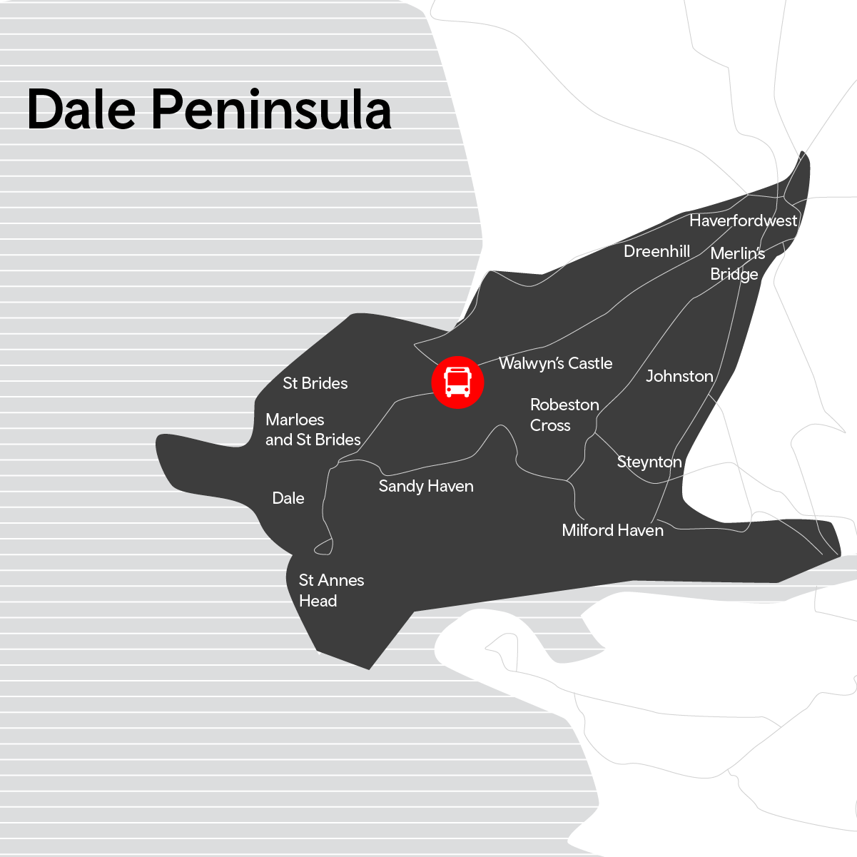 Map of Dale Peninsula