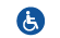 Wheelchair users spcae icon