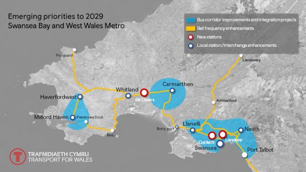 Swansea Bay and West Wales Metro: Future developments